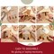 Wrapables Christmas DIY Advent Calendar Countdown Gingerbread House Gift Boxes with Gift Tags for Cookies, Candies, Treats (Set of 20)